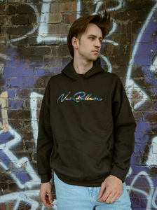 Hoodie Nur Ballern 90s II Pattern