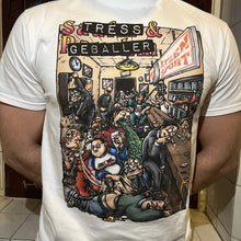Laden Sie das Bild in den Galerie-Viewer, Stress&amp;Geballer X Atzensport Kneipensport Shirt Weiß