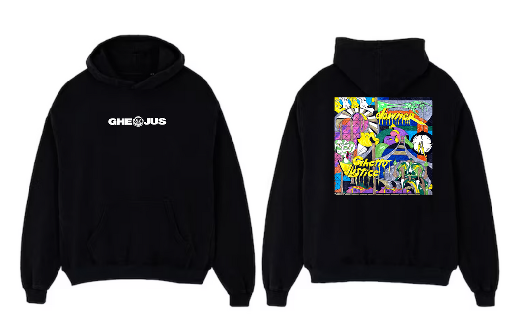 Ghetto Justice Stick Hoodie Downer Cover