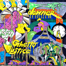 Laden Sie das Bild in den Galerie-Viewer, Ghetto Justice Stick Hoodie Downer Cover