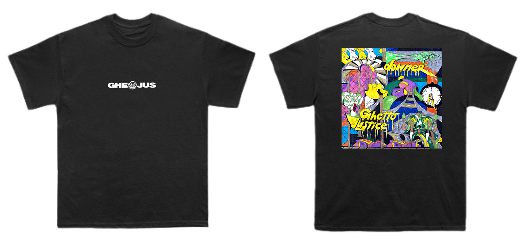 Ghetto Justice Shirt “Cover” black