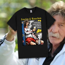 Laden Sie das Bild in den Galerie-Viewer, Nur Ballern Walter Frosch T-Shirt III Schwarz &amp; Weiß