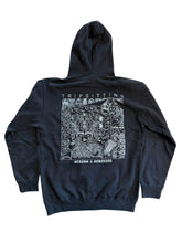 Laden Sie das Bild in den Galerie-Viewer, Ghetto Justice Hoodie Schwarz