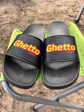 Laden Sie das Bild in den Galerie-Viewer, Ghetto Justice Latschen gelb/rot