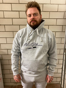 Nur Ballern Standard Hoody grau Emb Big
